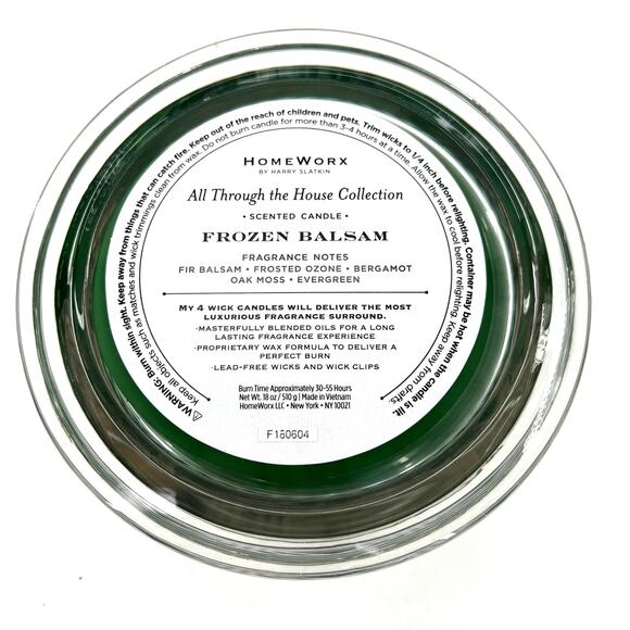 HomeWorx by Marry Frozen Balsam scented candle - Picture 6 of 6